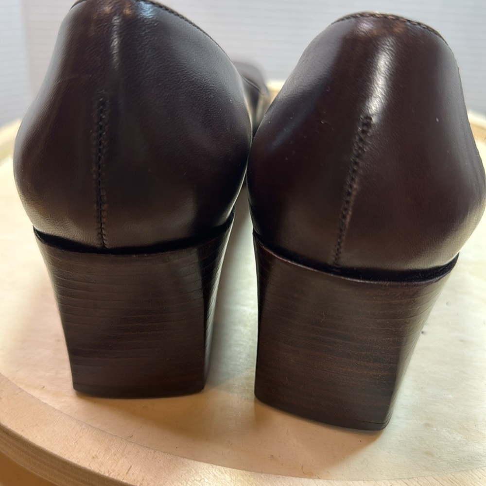 Etienne Aigner Manzol Croc Print Square Toe Pumps Size 9.5 - Picture 5 of 9